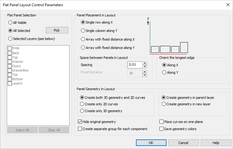 Dialog Box: Component Decomposition Control Parameters