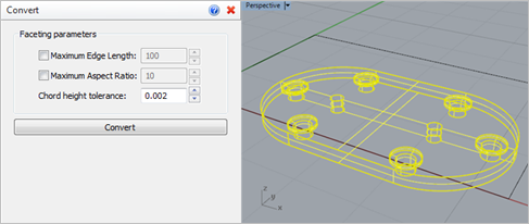 Faceting Parameters Faceting Parameters