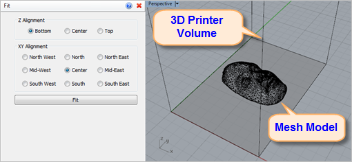Fit your Mesh Model to your Selected 3D Printer Fit your Mesh Model to your Selected 3D Printer