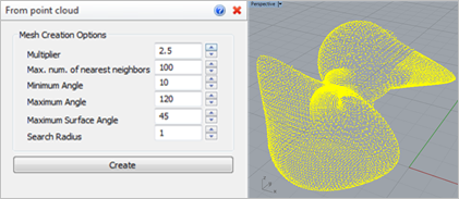 Select Point Cloud Object Select Point Cloud Object