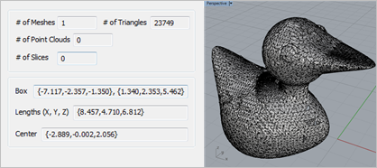 Mesh created and added to the RhinoCAM Browser Mesh created and added to the RhinoCAM Browser
