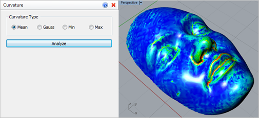 Mean Curvature Analysis Results Mean Curvature Analysis Results