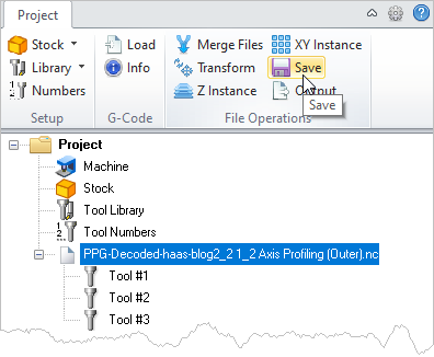 G-Code Browser: Save menu item