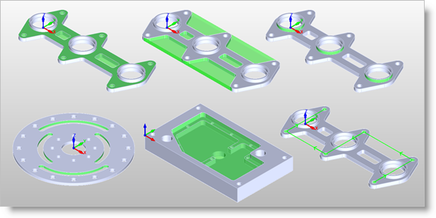 Some 2 Axis Feature Examples Some 2 Axis Feature Examples