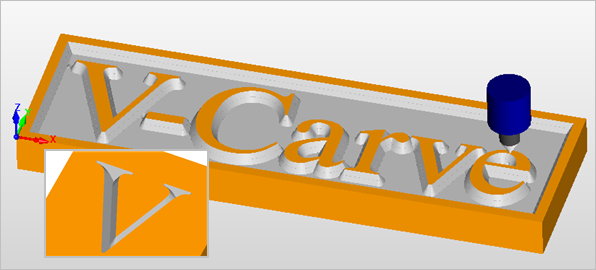 2½ Axis V-Carving