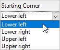Starting Corner