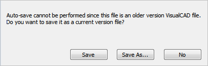 AutoSave Message AutoSave Message