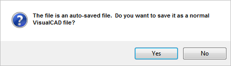 AutoSave Message AutoSave Message