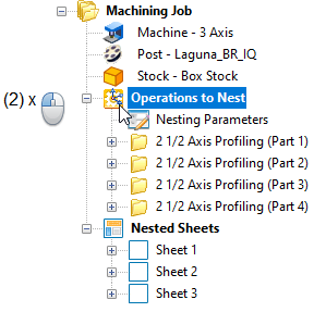 Double-left-click to Edit Setup Double-left-click to Edit Setup