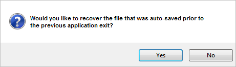 AutoSave Message AutoSave Message