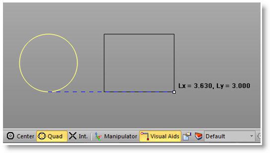 Stipple line display