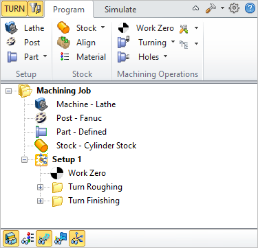 Machining Operations Browser