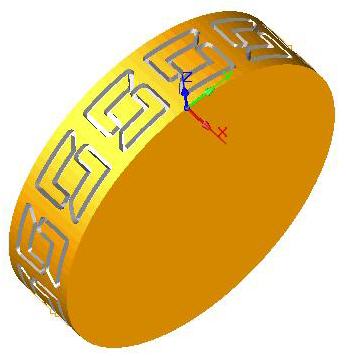 4th Axis Profiling Operation Stock Simulation