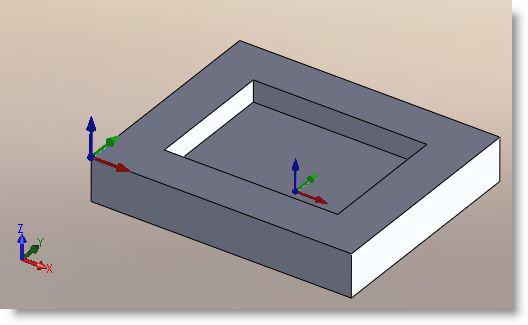 Use Coordinate System Origin to translate the MCS origin to the desired location Use Coordinate System Origin to translate the MCS origin to the desired location