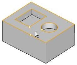 Selecting a Flat area Feature for Facing Selecting a Flat area Feature for Facing