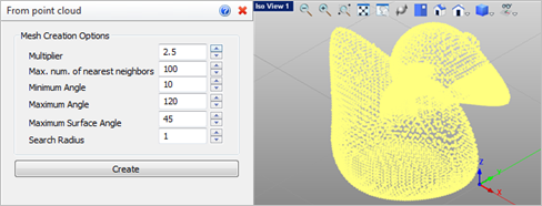 Select Point Cloud Object Select Point Cloud Object