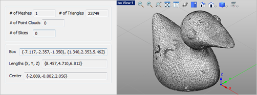 Mesh created and added to the VisualCAM Browser Mesh created and added to the VisualCAM Browser