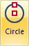 Create a Circle at Center and a Point