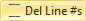 Remove Line Numbers.