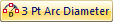 Create a 3-Point Arc Diameter Dimension