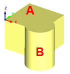 Mesh "B" Selected Mesh "B" Selected