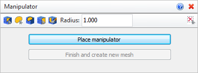 Manipulator Options Manipulator Options