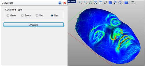 Max Curvature Analysis Results Max Curvature Analysis Results