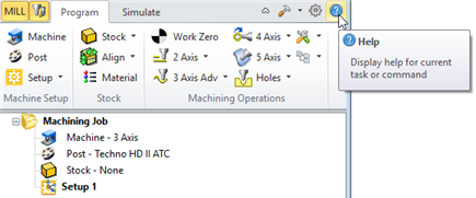 Locate the VisualCAM Browser Help Icon Locate the VisualCAM Browser Help Icon