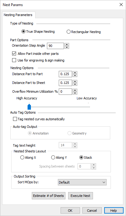 Neting Parameters