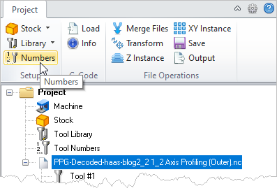 G-Code Browser: Tool Crib menu item