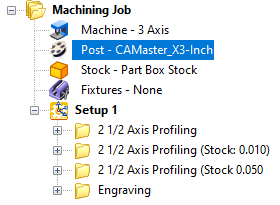 post-in-machining-job