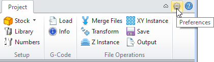 Set System Preferences menu item