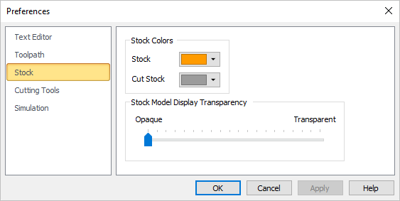 Preferences > Toolpath