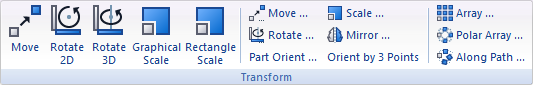 Transform Ribbon Bar