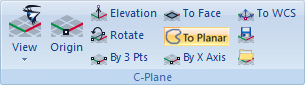 C-Plane Pane, Modeling Aids Ribbon Bar