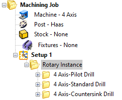 Creating/Editing operations under a Rotary Instance operation 