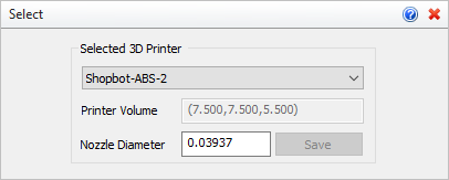 Select 3D Printer Select 3D Printer