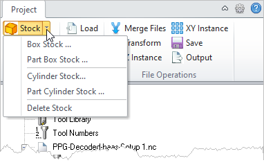 The Stock Menu