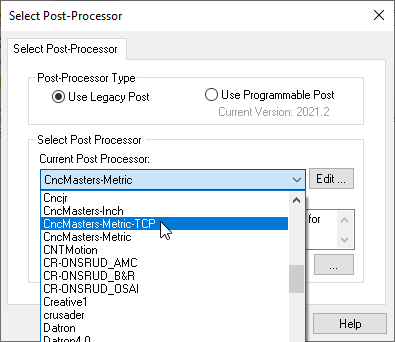 tool-change-point-post-selection